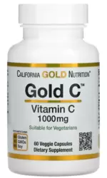 Vitamina C 1.000mg Gold C - California Gold Nutrition (60 Cápsulas)