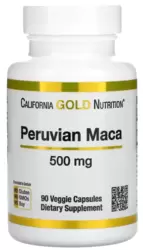 Maca Peruana 500mg - California Gold Nutrition (90 Cápsulas)