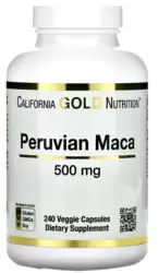 Maca Peruana 500mg - California Gold Nutrition (240 Cápsulas)