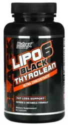 Lipo 6 Black Thyrolean Ultra Concentrate - Nutrex Research (60 Cápsulas)