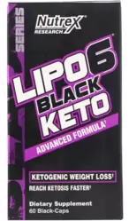 Lipo 6 Black Keto Advanced Formula - Nutrex Research (60 Cápsulas)