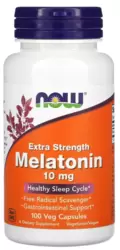 Melatonina 10mg Dosagem Extra - Now Foods (100 Cápsulas)
