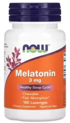 Melatonina 3mg - Now Foods (180 Cápsulas)