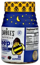 Sleep Sono das Crianças com Melatonina Sabor Frutos Silvestres - Zarbee's (50 Gummies)
