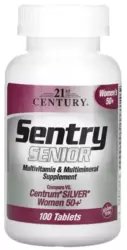 Sentry Women Senior 50+ Multivitamínico - 21st Century (100 Cápsulas)