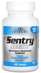 Sentry Men Senior 50+ Multivitamínico - 21st Century (100 Cápsulas)