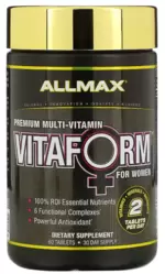 Vitaform Women Multivitamínico Premium para Mulheres - Allmax Nutrition (60 Cápsulas)