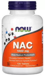 NAC 1.000mg - Now Foods (120 Cápsulas)
