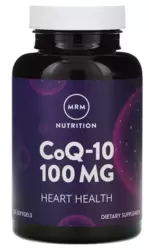 CoQ-10 Coenzima Q10 100mg - MRM Nutrition (120 Cápsulas)