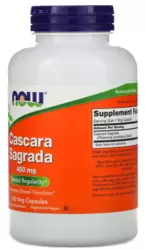 Cascara Sagrada 450mg - Now Foods (250 Cápsulas)