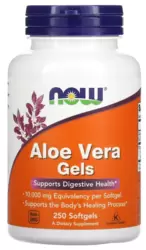 Aloe Vera em Gel - Now Foods (250 Cápsulas)