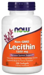 Lecitina 1.200 mg - Now Foods (100 Cápsulas)