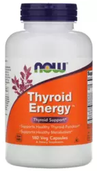 Thyroid Energy - Now Foods (180 Cápsulas)
