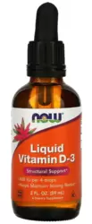 Vitamina D3 Líquida 10mcg (400 UI) - Now Foods (59ml)